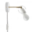 white adjustable wall light with switch