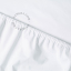 white fitted sheet
