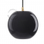 black ceramic globe pendant light