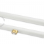 Lampe S14d Linestra chromé avec ampoule tubulaire opaline.