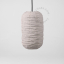 Linen and cotton lampshade for pendant light.
