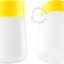 Yellow porcelain lamp.