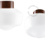 Bruine, porseleinen lamp.