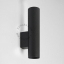 applique-lampe-murale-cylindre-tube-bidirectionnelle-metal-noir-GU10-LED