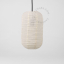 Linen and cotton lampshade for pendant light.