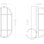 orange bulkhead light Benji - IP44