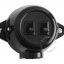 Surface-mount double black toggle switch.