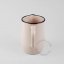Pastel pink enamel pitcher