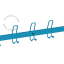blue coat rack