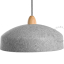 Acoustic pendant light in felt.