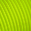 Fluorescent yellow fabric cable.