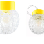 Yellow porcelain lamp.
