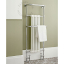 Victorian-style heated towel rail.