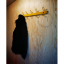 yellow coat rack