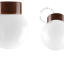 Bruine, porseleinen lamp.
