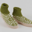 Green norwegian slippers.
