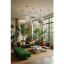Linen and cotton lampshade for pendant light.