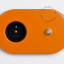 orange flush mount outlet & switch – raw brass pushbutton