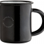 black enamelled ristretto cup