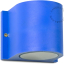 Blaue Wandleuchte.