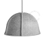 Acoustic lamp in felt.