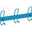 blue coat rack