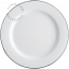 Large white enamel plate.