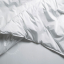 Housse de couette blanche pour lit simple
