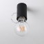 cylindrical black brass wall or ceiling light