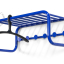 Retro coat rack with hat shelf.