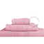 Våffelväv badhandduk – puderrosa.