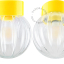 Yellow porcelain lamp.