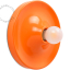 Rund orange lampe.