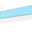 Lampe S14d aus hellblauem Porzellan.
