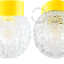 Yellow porcelain lamp.
