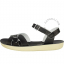 Soft sole black Salt Water sandals