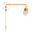 Lampe potence orange.