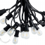 outdoor classy garland with 10 light bulbs
