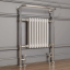 Traditional heated towel rail.