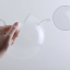 Opaline glass globe for light fixtures.