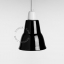 black enamelled industrial pendant light