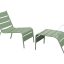 Outdoor relax chair with footrest.