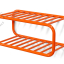 Retro shoe rack.