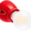 Applique en porcelaine rouge.