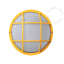 lampe hublot jaune Donna - IP44