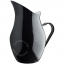 Black enamel pitcher.