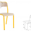 chair-school-wood-yellow-stackable