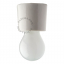 White porcelain light fixture.