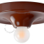 Rund brun lampe.