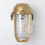 raw brass marine light for bathroom or outdoor use